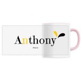 Mug - Anthony - 6 Coloris - Cadeau Original - Cadeau Personnalisable - Cadeaux-Positifs.com -Unique-Blanc-