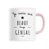 Mug - Un Beauf trop Génial - 6 Coloris - Cadeau Original - Cadeau Personnalisable - Cadeaux-Positifs.com -Unique-Blanc-