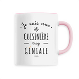 Mug - Une Cuisinière trop Géniale - 6 Coloris - Cadeau Original - Cadeau Personnalisable - Cadeaux-Positifs.com -Unique-Blanc-