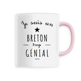 Mug - Un Breton trop Génial - 6 Coloris - Cadeau Original - Cadeau Personnalisable - Cadeaux-Positifs.com -Unique-Blanc-