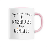 Mug - Une Marseillaise trop Géniale - 6 Coloris - Cadeau Original - Cadeau Personnalisable - Cadeaux-Positifs.com -Unique-Blanc-
