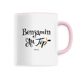 Mug - Benjamin au Top - 6 Coloris - Cadeau Original - Cadeau Personnalisable - Cadeaux-Positifs.com -Unique-Rose-