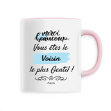 Mug - Voisin le plus Gentil - 6 Coloris - Cadeau Original - Cadeau Personnalisable - Cadeaux-Positifs.com -Unique-Blanc-