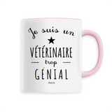 Mug - Un Vétérinaire trop Génial - 6 Coloris - Cadeau Original - Cadeau Personnalisable - Cadeaux-Positifs.com -Unique-Blanc-