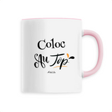 Mug - Coloc au Top - 6 Coloris - Cadeau Original - Cadeau Personnalisable - Cadeaux-Positifs.com -Unique-Blanc-