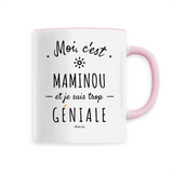 Mug - Maminou est trop Géniale - 6 Coloris - Cadeau Original - Cadeau Personnalisable - Cadeaux-Positifs.com -Unique-Blanc-
