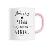 Mug - Slima est trop Génial - 6 Coloris - Cadeau Original - Cadeau Personnalisable - Cadeaux-Positifs.com -Unique-Blanc-