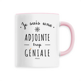 Mug - Une Adjointe trop Géniale - 6 Coloris - Cadeau Original - Cadeau Personnalisable - Cadeaux-Positifs.com -Unique-Blanc-