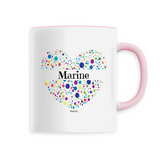 Mug - Marine (Coeur) - 6 Coloris - Cadeau Unique & Tendre - Cadeau Personnalisable - Cadeaux-Positifs.com -Unique-Blanc-