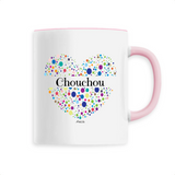 Mug - Chouchou (Coeur) - 6 Coloris - Cadeau Unique & Tendre - Cadeau Personnalisable - Cadeaux-Positifs.com -Unique-Blanc-