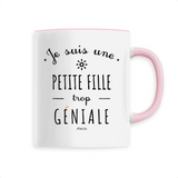 Mug - Une Petite Fille trop Géniale - 6 Coloris - Cadeau Original - Cadeau Personnalisable - Cadeaux-Positifs.com -Unique-Blanc-