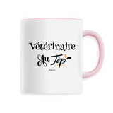 Mug - Vétérinaire au Top - 6 Coloris - Cadeau Original - Cadeau Personnalisable - Cadeaux-Positifs.com -Unique-Blanc-