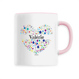 Mug - Valérie (Coeur) - 6 Coloris - Cadeau Unique & Tendre - Cadeau Personnalisable - Cadeaux-Positifs.com -Unique-Blanc-