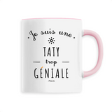Mug - Une Taty trop Géniale - 6 Coloris - Cadeau Original - Cadeau Personnalisable - Cadeaux-Positifs.com -Unique-Blanc-