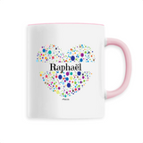 Mug - Raphaël (Coeur) - 6 Coloris - Cadeau Unique & Tendre - Cadeau Personnalisable - Cadeaux-Positifs.com -Unique-Rose-