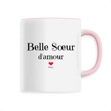 Mug - Belle Soeur d'amour - 6 Coloris - Cadeau Original - Cadeau Personnalisable - Cadeaux-Positifs.com -Unique-Blanc-