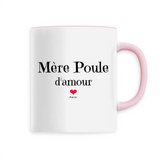 Mug - Mère Poule d'amour - 6 Coloris - Cadeau Original - Cadeau Personnalisable - Cadeaux-Positifs.com -Unique-Blanc-