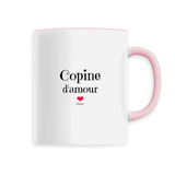 Mug - Copine d'amour - 6 Coloris - Cadeau Original & Tendre - Cadeau Personnalisable - Cadeaux-Positifs.com -Unique-Blanc-