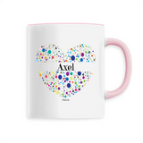 Mug - Axel (Coeur) - 6 Coloris - Cadeau Unique & Tendre - Cadeau Personnalisable - Cadeaux-Positifs.com -Unique-Rose-