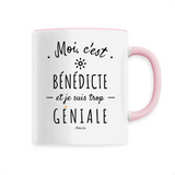 Mug - Bénédicte est trop Géniale - 6 Coloris - Cadeau Original - Cadeau Personnalisable - Cadeaux-Positifs.com -Unique-Blanc-