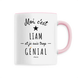 Mug - Liam est trop Génial - 6 Coloris - Cadeau Original - Cadeau Personnalisable - Cadeaux-Positifs.com -Unique-Blanc-