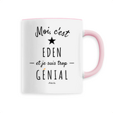 Mug - Eden est trop Génial - 6 Coloris - Cadeau Original - Cadeau Personnalisable - Cadeaux-Positifs.com -Unique-Blanc-