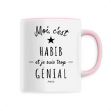 Mug - Habib est trop Génial - 6 Coloris - Cadeau Original - Cadeau Personnalisable - Cadeaux-Positifs.com -Unique-Blanc-