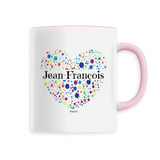 Mug - Jean-François (Coeur) - 6 Coloris - Cadeau Unique & Tendre - Cadeau Personnalisable - Cadeaux-Positifs.com -Unique-Blanc-