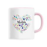Mug - Mathis (Coeur) - 6 Coloris - Cadeau Unique & Tendre - Cadeau Personnalisable - Cadeaux-Positifs.com -Unique-Blanc-
