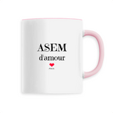 Mug - ASEM d'amour - 6 Coloris - Cadeau Original & Tendre - Cadeau Personnalisable - Cadeaux-Positifs.com -Unique-Blanc-