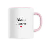 Mug - Alain d'amour - 6 Coloris - Cadeau Original & Tendre - Cadeau Personnalisable - Cadeaux-Positifs.com -Unique-Blanc-