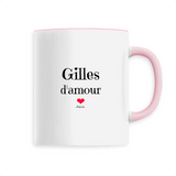 Mug - Gilles d'amour - 6 Coloris - Cadeau Original & Tendre - Cadeau Personnalisable - Cadeaux-Positifs.com -Unique-Blanc-