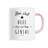 Mug - Bilel est trop Génial - 6 Coloris - Cadeau Original - Cadeau Personnalisable - Cadeaux-Positifs.com -Unique-Blanc-