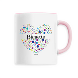 Mug - Biquette (Coeur) - 6 Coloris - Cadeau Unique & Tendre - Cadeau Personnalisable - Cadeaux-Positifs.com -Unique-Blanc-