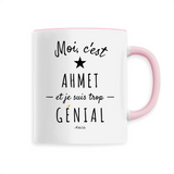 Mug - Ahmet est trop Génial - 6 Coloris - Cadeau Original - Cadeau Personnalisable - Cadeaux-Positifs.com -Unique-Blanc-
