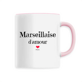 Mug - Marseillaise d'amour - 6 Coloris - Cadeau Original & Tendre - Cadeau Personnalisable - Cadeaux-Positifs.com -Unique-Blanc-