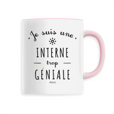 Mug - Une Interne trop Géniale - 6 Coloris - Cadeau Original - Cadeau Personnalisable - Cadeaux-Positifs.com -Unique-Rose-
