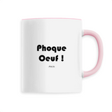 Mug - Phoque Oeuf - 6 Coloris - Cadeau Drôle - Humour - Cadeau Personnalisable - Cadeaux-Positifs.com -Unique-Blanc-
