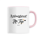 Mug - Animateur au Top - 6 Coloris - Cadeau Original - Cadeau Personnalisable - Cadeaux-Positifs.com -Unique-Rose-