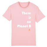 T-Shirt Premium - There is no Planet B - Coton Bio - 12 Coloris - Engagé - Cadeau Personnalisable - Cadeaux-Positifs.com -XS-Blanc-