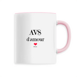 Mug - AVS d'amour - 6 Coloris - Cadeau Original & Tendre - Cadeau Personnalisable - Cadeaux-Positifs.com -Unique-Blanc-