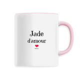 Mug - Jade d'amour - 6 Coloris - Cadeau Original & Tendre - Cadeau Personnalisable - Cadeaux-Positifs.com -Unique-Blanc-