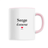 Mug - Serge d'amour - 6 Coloris - Cadeau Original & Tendre - Cadeau Personnalisable - Cadeaux-Positifs.com -Unique-Rose-