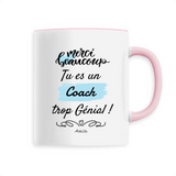Mug - Merci tu es un Coach trop Génial - 6 Coloris - Original - Cadeau Personnalisable - Cadeaux-Positifs.com -Unique-Blanc-