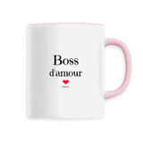 Mug - Boss d'amour - 6 Coloris - Cadeau Original & Unique - Cadeau Personnalisable - Cadeaux-Positifs.com -Unique-Rose-