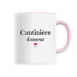 Mug - Cantinière d'amour - 6 Coloris - Cadeau Original & Unique - Cadeau Personnalisable - Cadeaux-Positifs.com -Unique-Blanc-