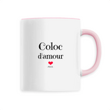 Mug - Coloc d'amour - 6 Coloris - Cadeau Original & Unique - Cadeau Personnalisable - Cadeaux-Positifs.com -Unique-Blanc-