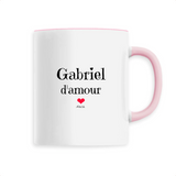 Mug - Gabriel d'amour - 6 Coloris - Cadeau Original & Tendre - Cadeau Personnalisable - Cadeaux-Positifs.com -Unique-Blanc-