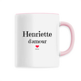 Mug - Henriette d'amour - 6 Coloris - Cadeau Original & Tendre - Cadeau Personnalisable - Cadeaux-Positifs.com -Unique-Blanc-