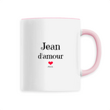 Mug - Jean d'amour - 6 Coloris - Cadeau Original & Tendre - Cadeau Personnalisable - Cadeaux-Positifs.com -Unique-Blanc-